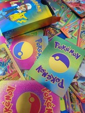 Pokemon Card Foil Iridescent PACK CARDS TCG GX Vmax GX Card Charizard Rare 55PCS picture