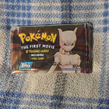 Topps Pokémon The First Movie 1999 Trading Card Pack 8 Cards 1 Foil picture
