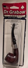 Vintage Dr. Grabow Omega Pipe, Smooth, New, NOS, Sealed, Unsmoked, Very Nice picture