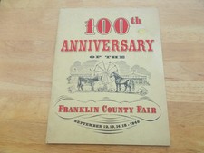 vtg FRANKLIN COUNTY FAIR 🐷 🐑 program w/ ads 1909 POSTCARDS Greenfield MA Mass picture