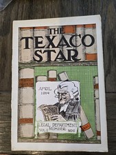 VTG Rare 1914 April The Texaco Star Magazine Legal Department Gas Oil picture