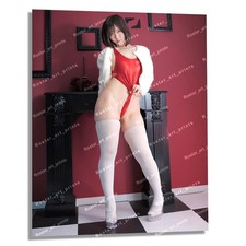 8x10 Short Hair Asian Fit Model Stallion Thick EXCLUSIVE HQ+ Photo Print AS1772 picture