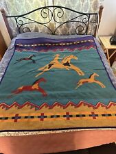 Pendleton Beaver State Wool Blankets Robes & Shawls Reversible 63x71 Native Amer picture