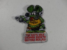 1991 The Rat's Hole Chopper Show Daytona Beach Florida Ed Roth Style Patch  BIS picture