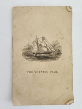 1857 antique MORNING STAR ship MISSIONARY PACKET hawaii micronesia booklet picture