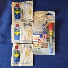Lot Of 3 Vintage Unopened Free Sample WD-40 + No Mess Pen New Unopened  picture