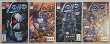 Lot x4 LOBO #1* 2 3 4 Mini Series Complete *#1 is 2nd Printing (DC 1990) Fine Cn picture