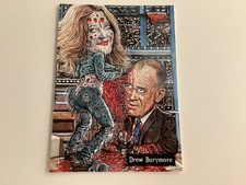 2007 TOPPS HOLLYWOOD ZOMBIES DREW BARRYMORE DAVID LETTERMAN, GARBAGE PAIL KIDS picture