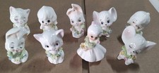 Lot of 9 Vintage White Napco 2