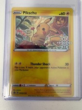 Pikachu - (Holiday Calendar) Swsh153 Swsh: Sword & Shield Promo Cards Holo picture