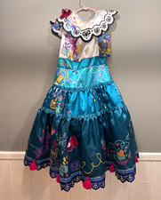 Disguise Disney Encanto Mirabel Child Girl Costume Dress S/P 4-6X Blue picture