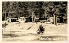 Canyonville OR Cabins at auto camp c1920s-30s Real Photo Vintage Postcard bhn picture