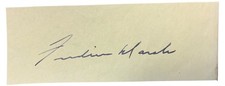Actor Fredric March Dr. Jekyll & Mr Hyde Signed Auto Cut Signature picture