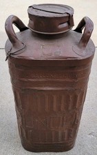 Vintage 10 Gallon Sunoco Motor Oil Can / 26.5