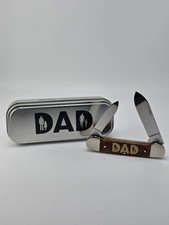 Case XX 2026 Father's Day Chestnut Bone Canoe with Tin #13362 picture