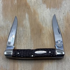 Vintage Case XX 7 Dot 1973 Delrin Handle Muskrat Knife - Unused Excellent picture