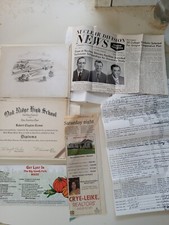 LOT OF VARIOUS VINTAGE PAPER ITEMS **SEE PHOTOS** picture