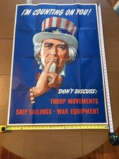 1943 WWII OWI Poster #78 “I’m Counting on You” Leon Helguera 28.5x40” picture