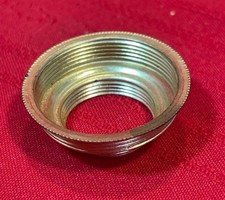 Vintage Brass Oil Lamp Adapter Reducer Ring Font to Burner 13/16 1 3/16