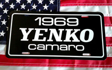 1969 Chevrolet Yenko Camaro license plate tag '69 Chevy 427 Super Car - White picture