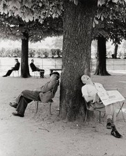 Tuileries gardens Paris 1957 Historic Old Photo picture
