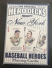 Hero Decks New York Yankees Baseball Heroes Playing Cards Mickey Mantle Jeter picture