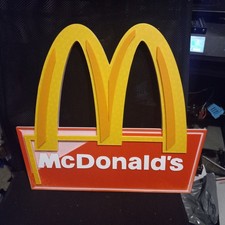 Sale McDonald’s Big 3D Advertising Sign Golden Arches 19