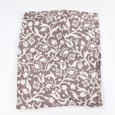 Vtg Fabric Damask Pattern 1940s Dressmaking Clothing Rayon Gray Ivory 39x120 picture