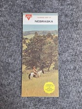Conoco Touraide Map of Nebraska 1968 Fold-Out Map picture
