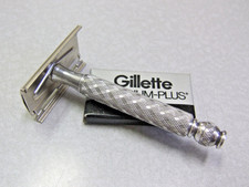 Vintage Gillette Spiral Tech DE Safety Razor England W4 1976 CLEAN picture