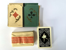 Vintage Soviet Union Russian Playing Cards Twin Pack One Sealed In Original Box picture