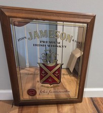 John Jameson & Son Irish Whiskey Bar Mirror 19.5