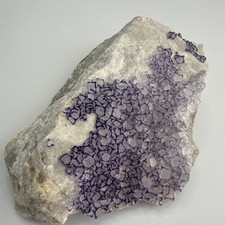1/2+ LB Natural Purple Edge Fluorite Specimen From Guizhou Minerals Quartz💎👀 picture