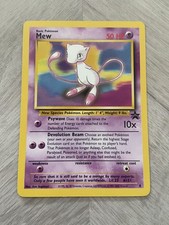 Mew 8/53 1999 Pokemon Black Star Promo Card WOTC - LP Excellent - Non Holo picture