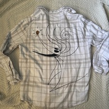 Cakeworthy x Disney Nightmare Before Christmas “Zero Flannel” Shirt Sz  XL picture