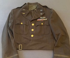 Original WWII USAAF Army Air Force Officer's Cut Down Eisenhower IKE JACKET picture