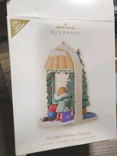 2008 Hallmark Little Window Shoppers Ornament QMP4002 RARE Tom Best Box Error picture