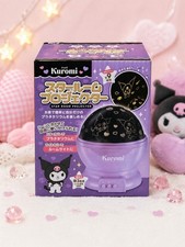 Kuromi 4pc Prize Set Star Room Projector LED Light Plush Sanrio Japan New picture