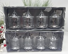 LOT OF 2 —. 2001 Dept 56 Set 4 Silver Pinwheel Spinner Birdcage Ornaments picture