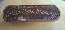 Vtg. Fulton Bag & Cotton Mills Shoe Shine Brush: Atlanta  GA. picture