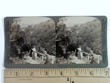 Husqvarna Lake Vettern Sweden Stereoview Underwood & Underwood 1906 Scenic picture