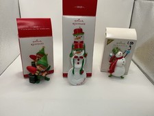 (3) Hallmark Christmas Keepsake Ornaments 2013 New in Box picture