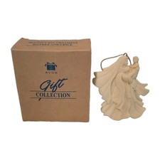 Vintage Avon 1997 Seasons Joy Ornament Mother and Child Resin W/ Box picture
