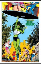 💥 Vintage 1989 NOS 24x36 Marvel Comics The Sensational She-Hulk Poster picture