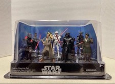 Star Wars Obi-Wan Kenobi Deluxe Figurine Set Disney Parks 9 Figures NEW Sealed picture