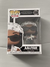Funko Pop Rocks Aaliyah #209 Vinyl Figure R&B Singer/Songwriter with Protector picture