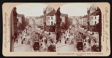 Photo:Christiania Norway Carl-Johans-Gade Street Scene 1903 Tram Horses picture
