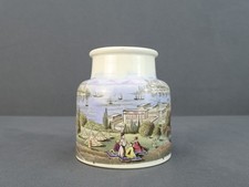 Antique Circa 1850's Prattware Jar “Constantinople” Ceramic Paste Jar Victorian picture