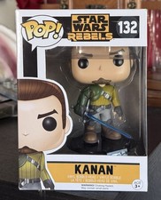 VAULTED Funko Pop Star Wars: KANAN Jarrus #132 Star Wars Rebels w/Protector picture