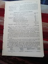 ☆1898 Train Report OREGON SHORT LINE RAILROAD Granger Wyoming Silver Bow MT picture
